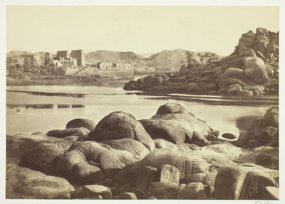 The Approach to Philae, ca. 1857. av Francis Frith