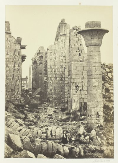 Court of Shishak, 1857. av Francis Frith