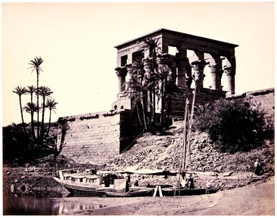 Det hypetrala templet, Philae av Francis Frith