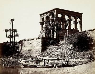 Hypaethral-templet, Philae (Egypten) av Francis Frith
