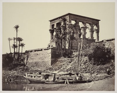 Det hypetrala templet, Philae av Francis Frith