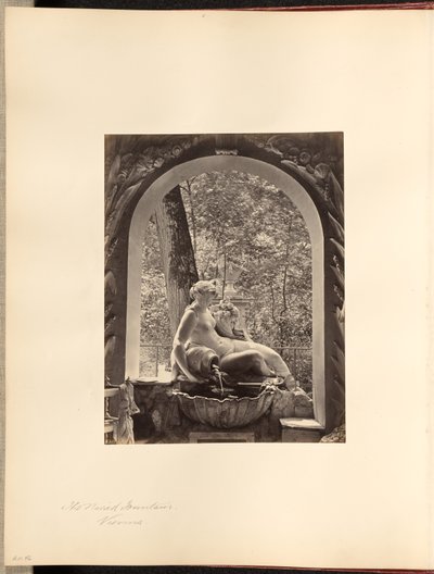 Naiadfontänen, Wien av Francis Frith