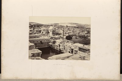 Hiskias pool, Jerusalem av Francis Frith