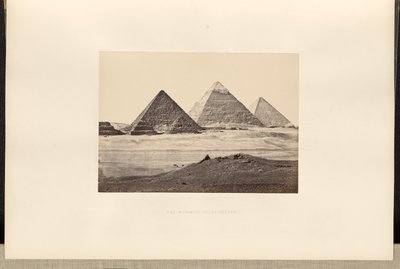Pyramiderna i El-Geezeh av Francis Frith