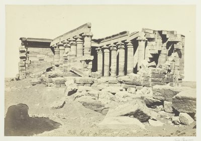 Maharakas tempel, Nubia, 1857. av Francis Frith