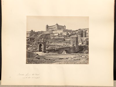 Toledo från väster, med Alcazar av Francis Frith