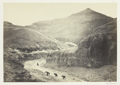 Valley of the Tomb of the Kings, Thebe av Francis Frith