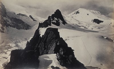 Utsikt från Mont Blanc av Francis Frith