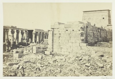 Utsikt över ön Philæ, 1857. av Francis Frith