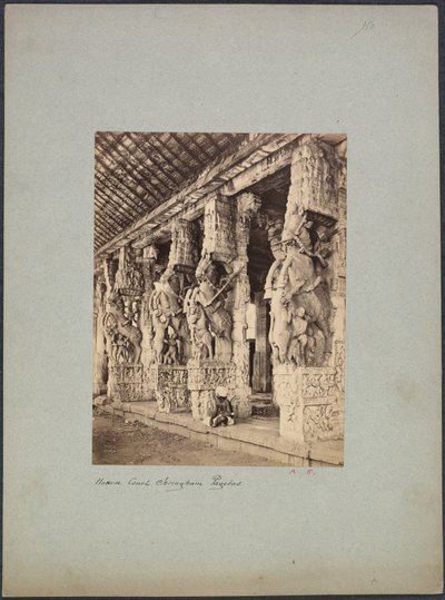 Trichinopoly Horse Court, 1850-1870-talen. av Francis Frith and Co.