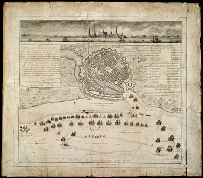 Slaget vid Köpenhamn, 2 april 1801 av Francis Gibson