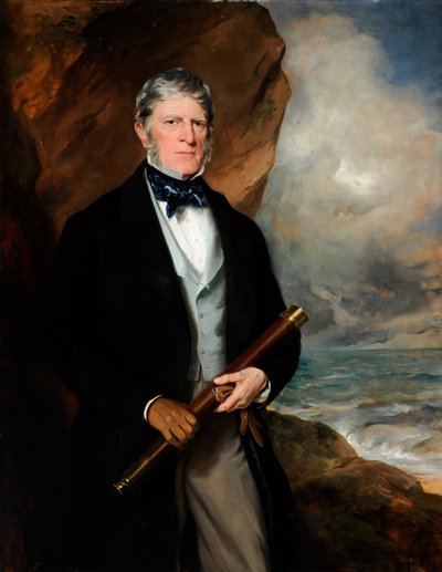 Porträtt av amiral Henry Meynell (olja på duk) av Francis Grant