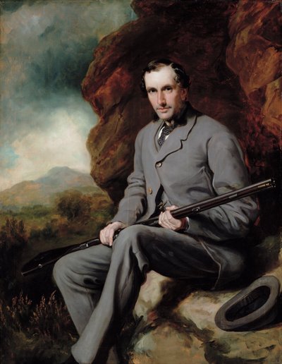 Porträtt av Hugo Francis Meynell Ingram (olja på duk) av Francis Grant