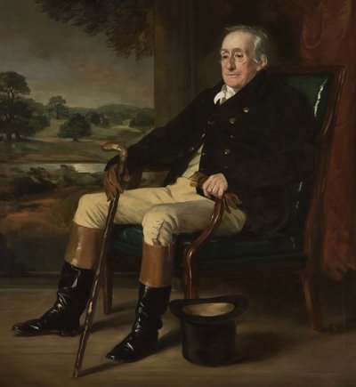 Porträtt av William Henry Cavendish-Bentinck-Scott, 4:e hertigen av Portland, 1852 av Francis Grant