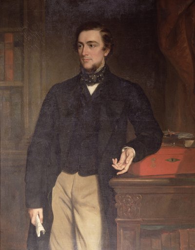 Sidney, Lord Herbert av Lea, 11:e greven av Pembroke (1810-61) av Francis Grant