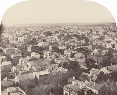 Ser nordväst från Westminster Street, Providence av Francis Hacker