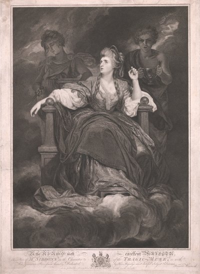 Mrs Siddons i karaktären av den tragiska musen av Francis Haward