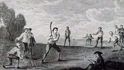 Cricket, efter målning av Francis Hayman (1708-1776). av Francis Hayman