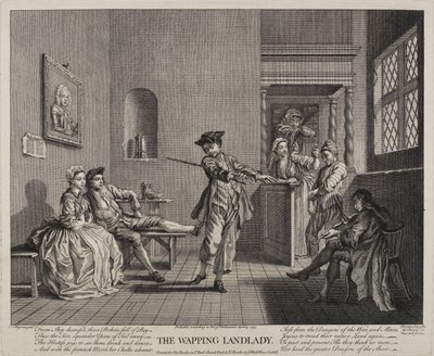 The Wapping Hyresvärdinna, 1743 av Francis Hayman