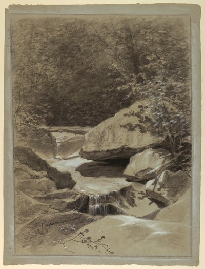 En bergsbäck av Francis Hopkinson Smith