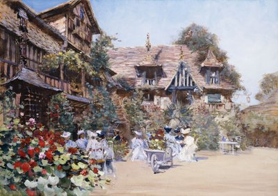 Lunch på värdshuset, 1881 av Francis Hopkinson Smith