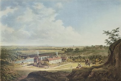 En utsikt över Hampstead Heath med utsikt mot London, 1804 av Francis James Sarjent