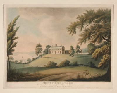 Mount Vernon i Virginia / Sätet för framlidne generallöjtnant George Washington av Francis Jukes