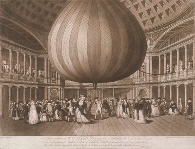 Interiören av Pantheon, Oxford Street, London, 1785 av Francis Jukes