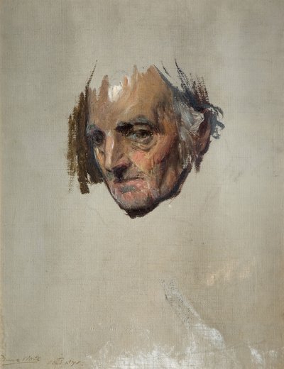 Chef för en gammal man, 1871. av Francis Montague Holl