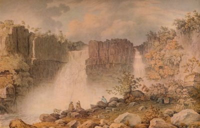 High Force, Teesdale, c1807 av Francis Nicholson
