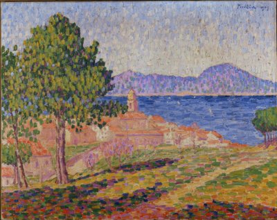 Utsikt över Saint-Tropez från Zita- delle av Francis Picabia