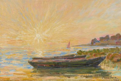 Båtar i Martigues av Francis Picabia
