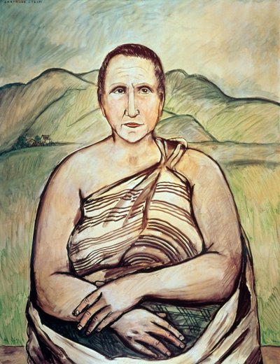Gertrude Stein (1874-1946) (olja på duk) av Francis Picabia