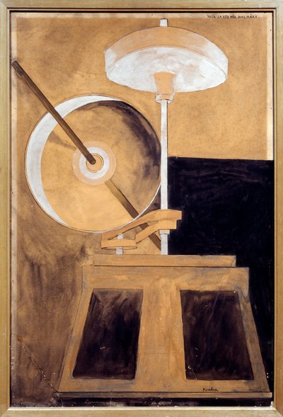 Här är den födda dottern utan en mor av Francis Picabia