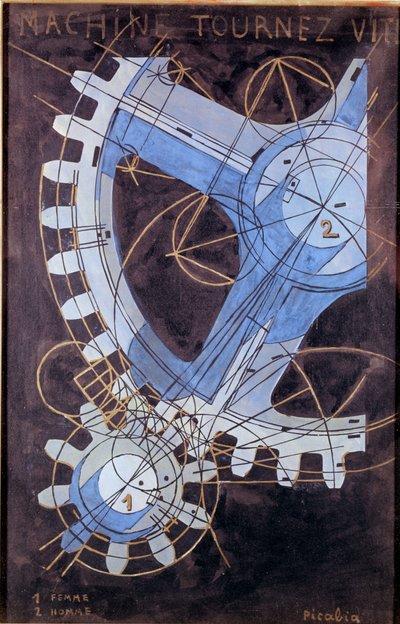Machine, Tournez Vite av Francis Picabia