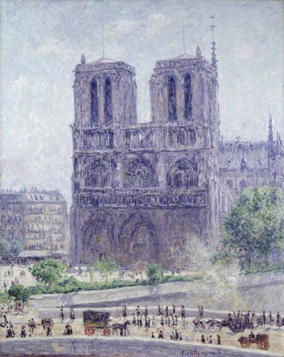 Notre Dame i morgonsolen av Francis Picabia