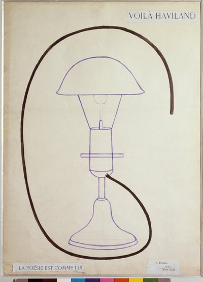 Poesi är som han (Ritning av Francis Picabia