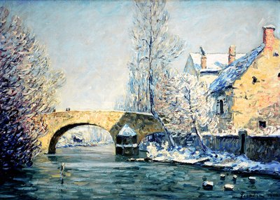 Pont Aubert, snöeffekt av Francis Picabia