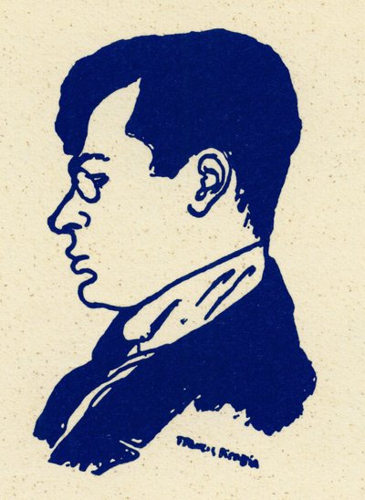 Porträtt av Tristan Tzara (Samuel Rosenstock av Francis Picabia