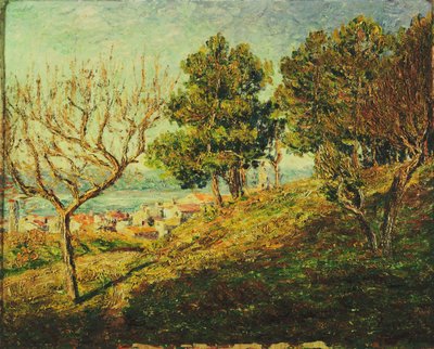 Utsikt över Saint-Tropez; Vue de Saint-Tropez av Francis Picabia