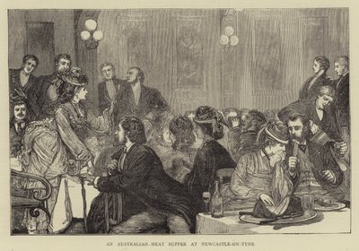 En australisk-köttsupé på Newcastle-on-Tyne av Francis S. Walker