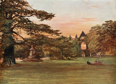 Garden of Newstead Abbey av Francis S. Walker