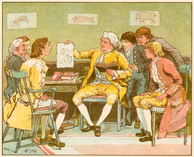 Den öde byn av Oliver Goldsmith av Francis S. Walker