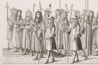 James II kröningståg av Francis Sandford