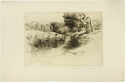 Ett bakvatten av Francis Seymour Haden
