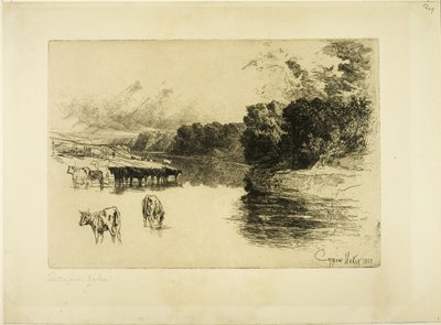 En flod i Lancashire av Francis Seymour Haden