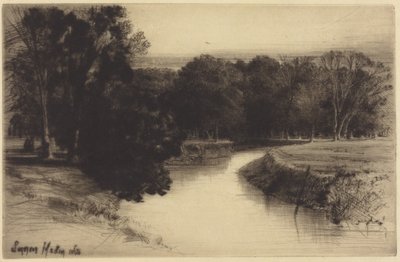 En solnedgång på Irland av Francis Seymour Haden