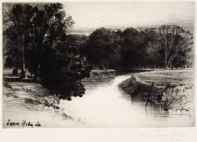 En solnedgång i Irland, 1863 av Francis Seymour Haden