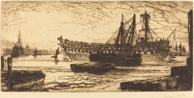 Upplösning av Agamemnon av Francis Seymour Haden