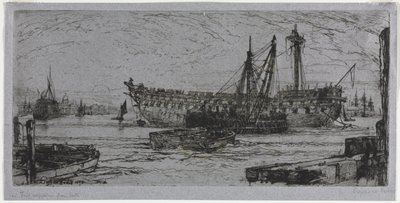 Upplösning av Agamemnon av Francis Seymour Haden